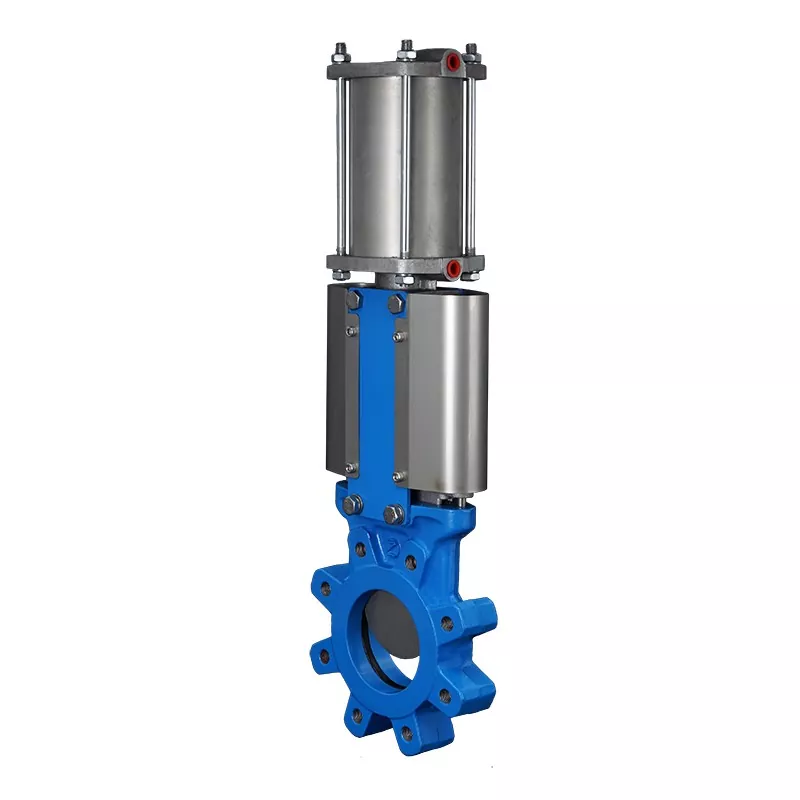 Pneumatic Rising Stem Knife Gate Valves